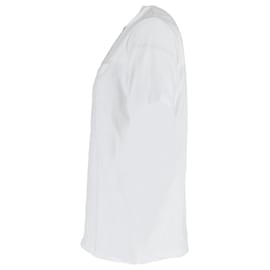 Herno-T-shirt Herno Logo en coton blanc-Blanc,Écru