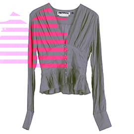 Autre Marque-ROTATE Birger Christensen Tracy Top in Pink Viscose-Pink