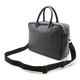Louis Vuitton-Louis Vuitton Damier Graphite Icare 2way Briefcase N23253-Black
