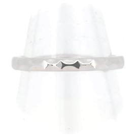Louis Vuitton-Louis Vuitton K18WG Monogram Alliance Ring-Silvery,Metallic