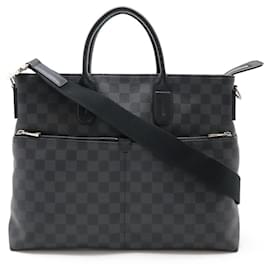 Louis Vuitton-Louis Vuitton Damier Graphite Briefcase 2way N41564-Black
