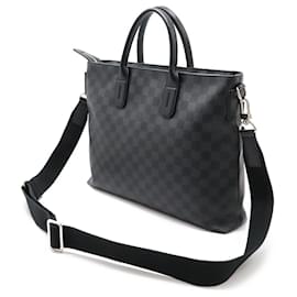Louis Vuitton-Louis Vuitton Damier Graphite Briefcase 2way N41564-Black