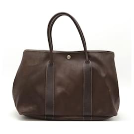 Hermès-Sac de fête jardin Amazonia d'Hermès-Marron