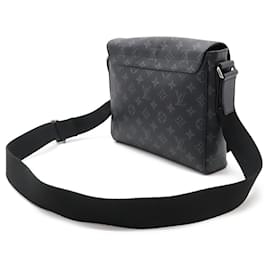 Louis Vuitton-Louis Vuitton Monogram Eclipse District PM Shoulder Bag M45272-Black