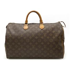 Louis Vuitton-Louis Vuitton Monogram Speedy 40 Handbag M41522-Brown