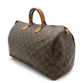 Louis Vuitton-Louis Vuitton Monogram Speedy 40 Handbag M41522-Brown