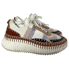 Chloé-Chloé Nama Sneakers in Multicolor Recycled Nylon-Multiple colors