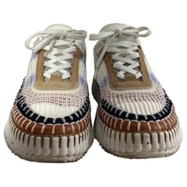 Chloé-Chloé Nama Sneakers in Multicolor Recycled Nylon-Multiple colors