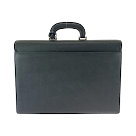 Burberry-Burberry Black Leather Briefcase-Black