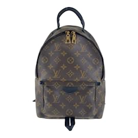 Louis Vuitton-Louis Vuitton Monogram Palm Springs PM Backpack-Brown,Black