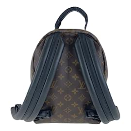 Louis Vuitton-Louis Vuitton Monogram Palm Springs PM Backpack-Brown,Black