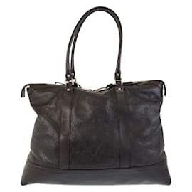 Gucci-Gucci Guccissima Brown Leather Tote Bag-Brown