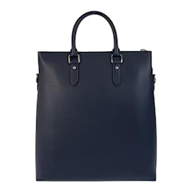 Louis Vuitton-Louis Vuitton Taiga Anton Tote Bag-Navy blue