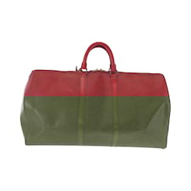 Louis Vuitton-Louis Vuitton Epi Keepall 55 Boston Bag-Red