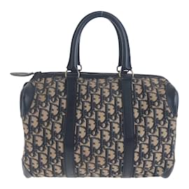 Christian Dior-Christian Dior Vintage Trotter Handbag-Navy blue