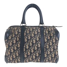Christian Dior-Christian Dior Vintage Trotter Handbag-Navy blue