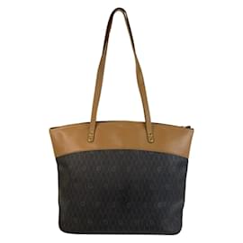 Christian Dior-Christian Dior Vintage Honeycomb Tote Bag-Brown,Camel