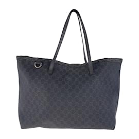 Gucci-Gucci Brown GG Canvas Tote Bag-Brown