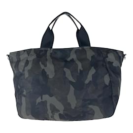 Prada-Prada Tessuto Camouflage Tote Bag-Khaki