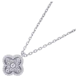 Van Cleef & Arpels-Van Cleef & Arpels Sweet Alhambra Diamond Pendant Necklace-Other