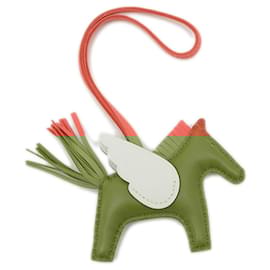 Hermès-Hermes Rodeo Pegasus PM Bag Charm-White