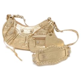Balenciaga-Sac à épaule Le Cagoule XS de Balenciaga-Doré