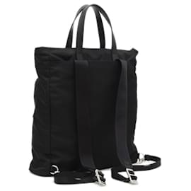 Prada-Prada Re-Nylon 2WAY Bag Backpack-Black