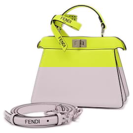 Fendi-Sac Fendi Peekaboo Iseeu Petite 2WAY-Autre,Jaune