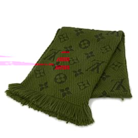 Louis Vuitton-Louis Vuitton Echarpe Logomania Scarf-Red