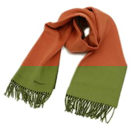 Hermès-Châle en cachemire Hermes en orange-Orange
