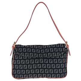 Fendi-Sac à épaule Fendi Zucchino-Noir,Rose