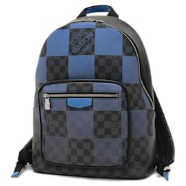 Louis Vuitton-Louis Vuitton Damier Graphite Giant Josh NV Backpack-Blue,Damier ebene
