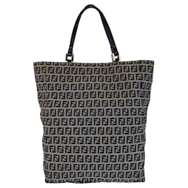 Fendi-Sac fourre-tout Fendi Zucchino gris marine-Marron,Bleu Marine
