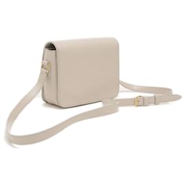Céline-Celine Teen Triomphe Shoulder Bag-Cream