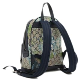 Gucci-Gucci GG Blooms Canvas Backpack in Blue-Blue