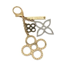 Louis Vuitton-Louis Vuitton Bag Charm Keychain-Silvery,Golden