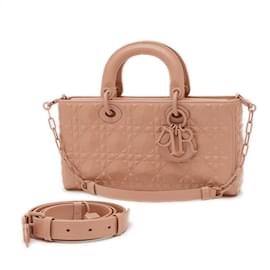 Christian Dior-Christian Dior Dior Lady D Joy Medium Cannage 3WAY Bag-Beige