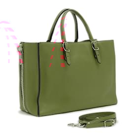 Balenciaga-Balenciaga Le Sac Tote 2WAY en Papier-Rouge