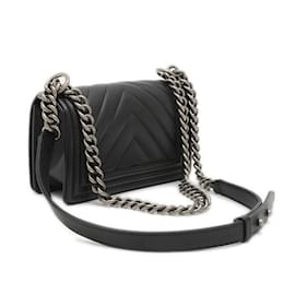 Chanel-Chanel Boy 20 Chain Shoulder Bag-Black