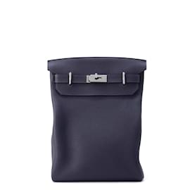 Hermès-Hermes Body Bag Kelly Akkad GM Blue Nuit Togo B Stamp Men's-Blue