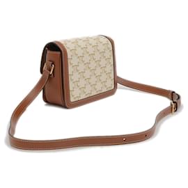 Céline-Celine Triomphe Shoulder Bag-White