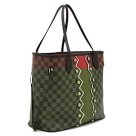 Louis Vuitton-Louis Vuitton Damier Karakoram Neverfull MM Tote Bag-Damier ebene