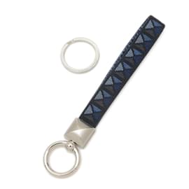 Hermès-Hermes Medor XO Wristlet Key Holder Ring-Blue