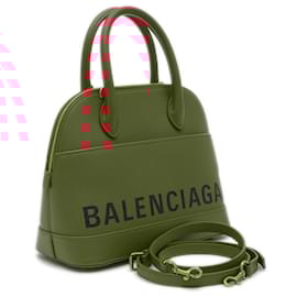 Balenciaga-Sac à main Balenciaga Ville Top Handle S 2WAY-Rouge