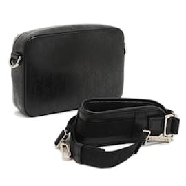 Christian Dior-Christian Dior Dior Safari Oblique Galaxy Shoulder Bag-Black