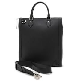 Louis Vuitton-Louis Vuitton Taiga Vertical Tote Bag-Black