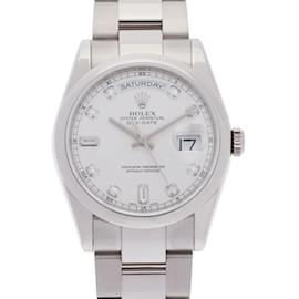 Rolex-Rolex Day Date 10P Diamond 118209A Men's WG Watch-Other
