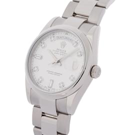 Rolex-Rolex Day Date 10P Diamond 118209A Men's WG Watch-Other