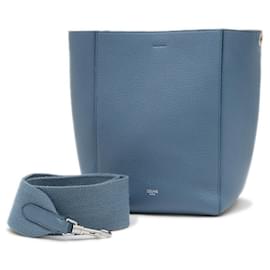 Céline-Celine Sangle Bucket Small Shoulder Bag-Blue
