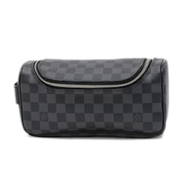 Louis Vuitton-Louis Vuitton Damier Graphite Toiletry Pouch-Black,Damier ebene